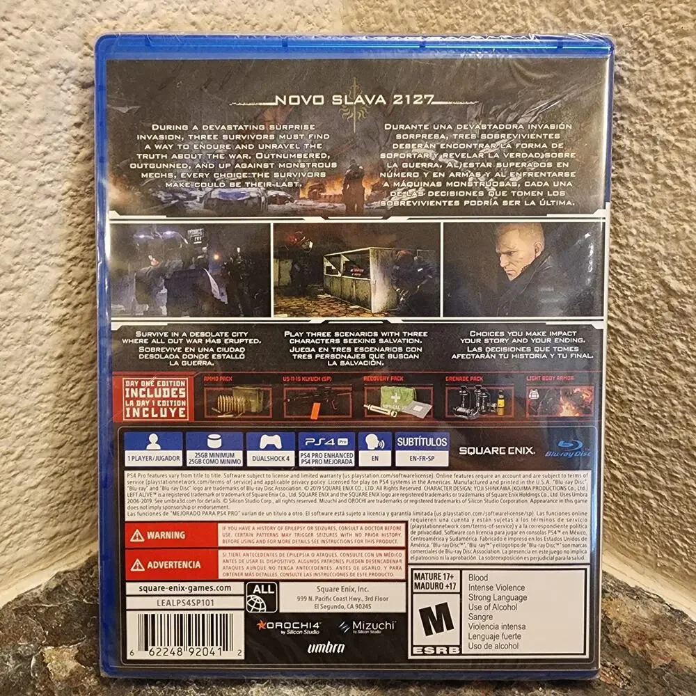 Game - Left Alive [Day One Edition] (NEW) - PS4